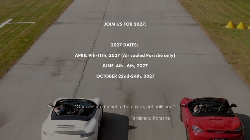 Preview of the official Rennsport Dragon Rally · Air-cooled Weekend website